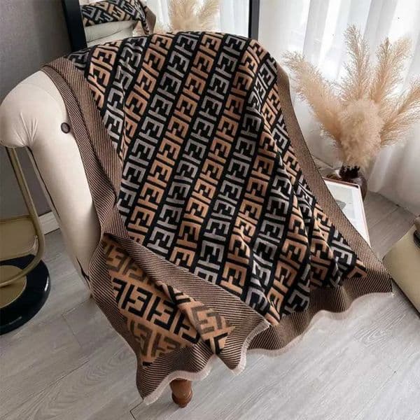2026 Fashion Blanket cologne Autumn And Winter New Letter Pattern Scarf Femal Simple Retro Imitation Cashmere Fringed Warm Scarves Women Pashmina perfume W 6 15
