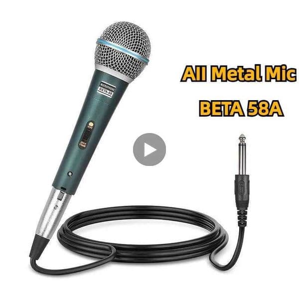 Wired Professional Dynamic Microphone Mic For PC Karaoke Machine System Sound Room Gaming Gamer Audio Sing Live Streaming Kits T260525
