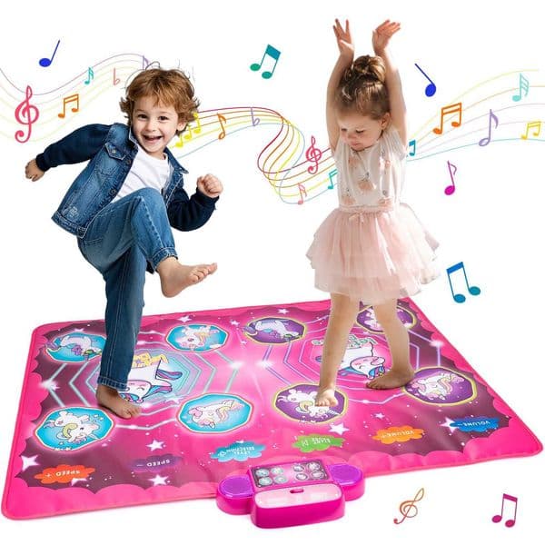 Dancing Blanket Kids Electronic Dance Mat Kid Floor Music Blanket Double Players Mode with 9 Levels Educational Toys Kids Gifts L260525