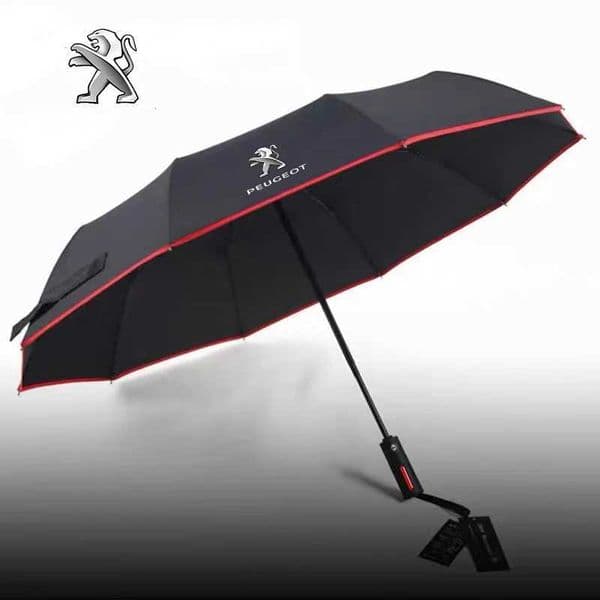 Car Automatic Folding Windproof Sunshade Umbrella For Peugeot 206 5008 207 408 508 208 301 308 407 2008 3008 4008 GT RCZ GTLine L260522