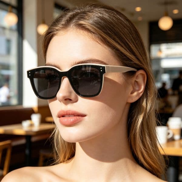 High Quality Women's Sunglasses 2025 New Model Fashion Square Frame Simple Personality Outdoor Polarized Glasses for Women