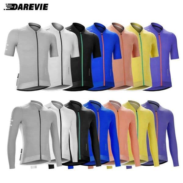 DAREVIE Jersey Anti-UV SPF 50+ Anti-Slip Line Man Cycling Cool Technology Quickly Dry Female Clothing 26Y0521