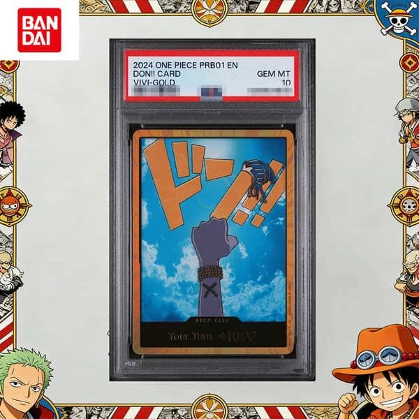 DIY OPCG GOLD DON Collection Rating Card PRB-01 English SUPER PARALLEL FOIL NM Zoro Perona Trafalgar Law Gold Flash Gift L260525YC6V