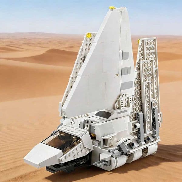 660PCS MOC Famous Movie Series Mini Flying hine Empire Shuttle Model Building Blocks Bricks Birthday Festival GiftJ260520J260525