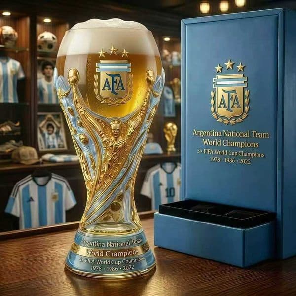 England World Cup 2026 High Quality Glass Beer Mug Water Mug Football Fan Viewing and Celebration Supplies Glass Mug Suitable as a Gift