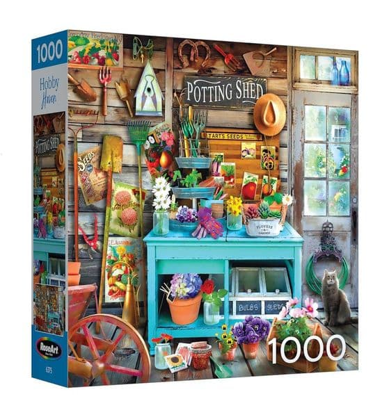 RoseArt - Hobby Haven - The Potting Shed - 1000 Piece Jigsaw Puzzle for Adults X260525