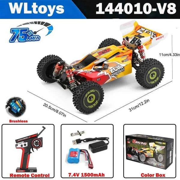 WLtoys 1/14 RC Cars 144010 144001 144002 144011 144016 144018 24G High Speed Racing toys Box For Kids And Adults GiftT260525