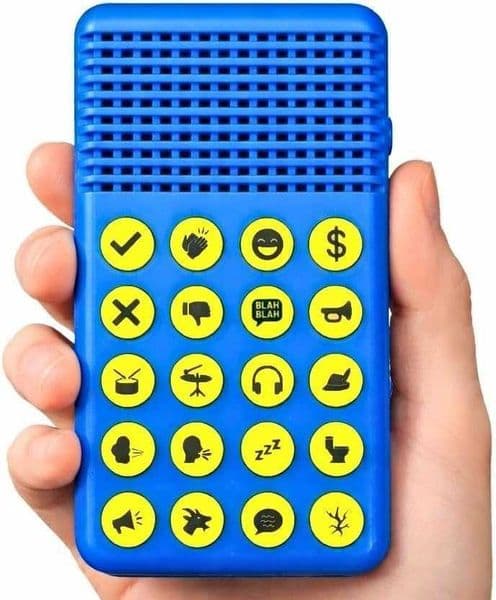 20 Noises with Volume Control - Gag Prank Gift Toy for Kids - White Elephant Stocking Stuffer - Hilarious Fun Classroom Teaching X260525