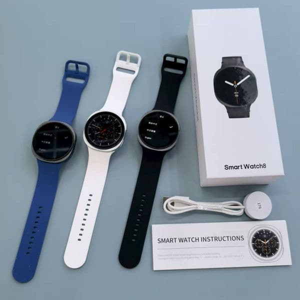 New HD8 44mm Smartwatch: Watch 8-style Sports Watch with Bluetooth Calling, Round Screen, Navigation Alerts, and Fitness Tracking