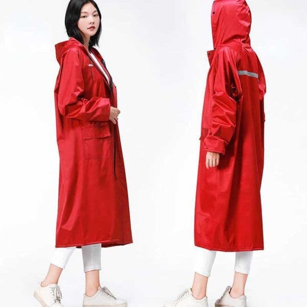 Oxford Raincoat Long Adult One Piece Outdoor Backpack Thickened Raincoat Hiking Windbreaker Mens Rain Cover Rainrainraines Coat C260525
