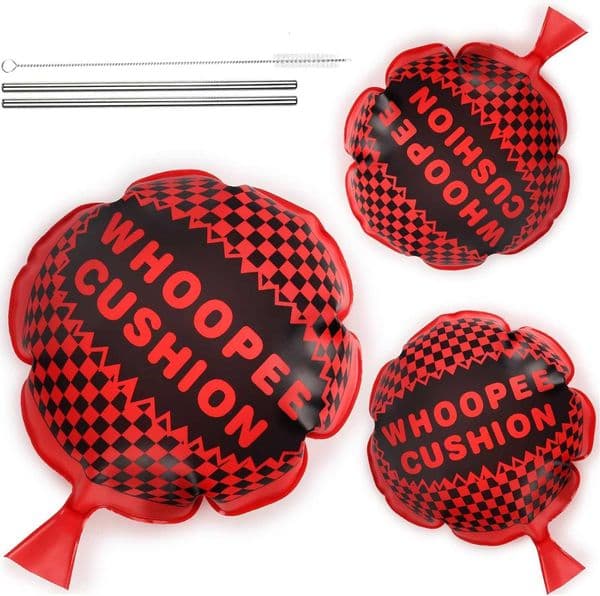 POPLAY 3 PCS Whoopee Cushions Prank Gifts Fart Pillow Toys for Novelty Party Favors Kids and Adults X260525