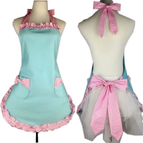cologne 2026 New perfume Retro For Women Vintage Cooking Kitchen Aprons Plus Size With Extra Ties Chef Bib Apron Dress Gift Free Shipping 6 15