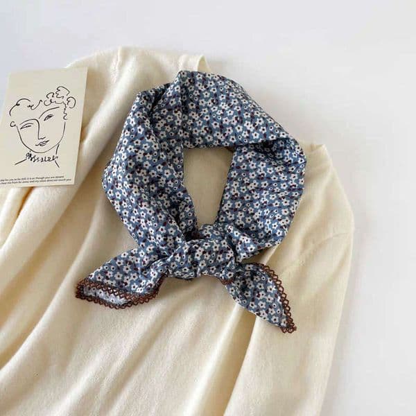 Travel Accessories: Stylish Scarf, New High-End Neck Protector, Floral Headscarf, Versatile Decorative Accessory For Women