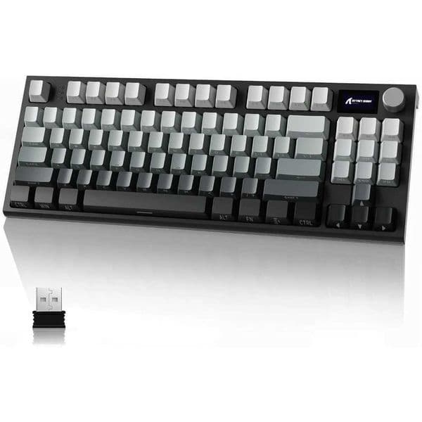 ATTACK SHARK K86 RGB 75 Wireless Gasket Mechanical Keyboard3-Mode Bluetooth50/24G/USB-C Hot Swappable Gaming Keyboard Z260525