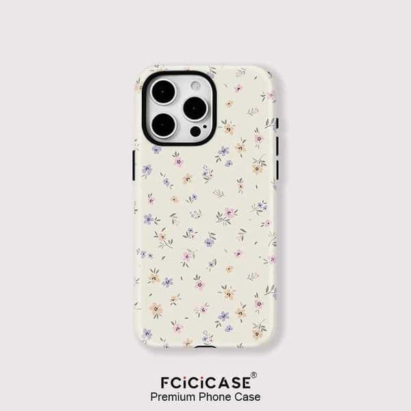Magnetic For Magsafe Wireless Charge Case For 13 12 11 14 Plus 15 Pro 16 Pro Max Acrylic Fashion Little Flower Cover L260524