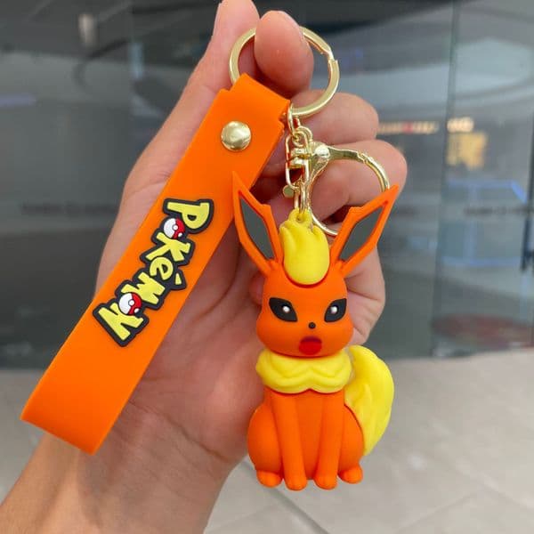 Cross-border Ibu family keychain, cartoon figurine, schoolbag hanger, car keychain pendant, finger toy