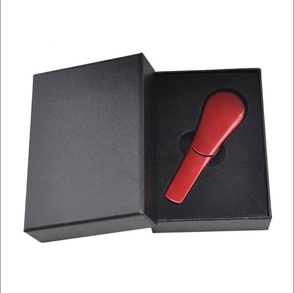 Smoking pipes New metal spoon, pipe magnet, creative personality, solid color gift box, metal pipe
