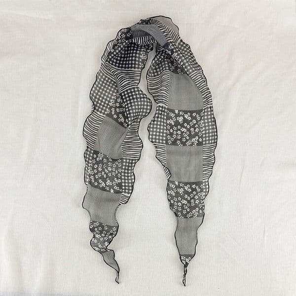 Vintage-Inspired Diamond-Patterned Shawl, A -Style Fashion Item For Spring Summer Outings, Versatile And Popular Women's Silk Scarf