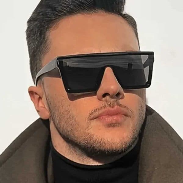 New Thick Frame Sunglasses Trend Box Glasses Personality Big Frame Sunglasses WOMENS Sunglasses MENS Sunglasses C260525