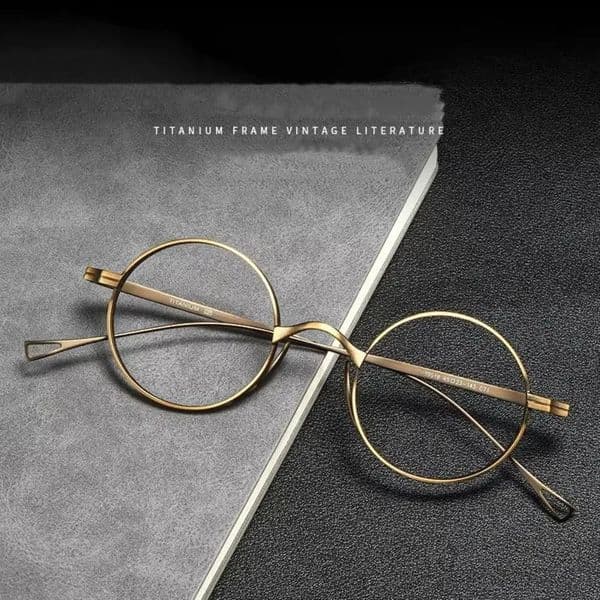 Pure Ultralight Eyewear Fashion Retro Japanese Oval Optical Eyeglasses Myopia Prescription Frame Man Woman Glasses 260521