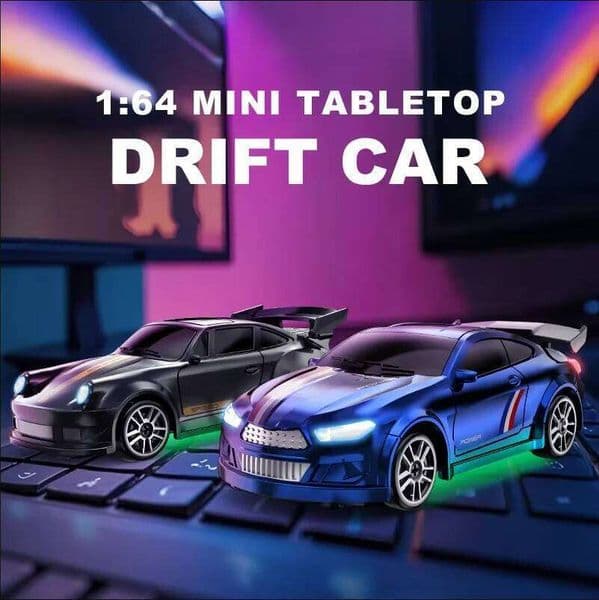 1:64 Mini desktop remote control rc Professional four-wheel drive drift racing Electric pocket car Children's toy 26L0525