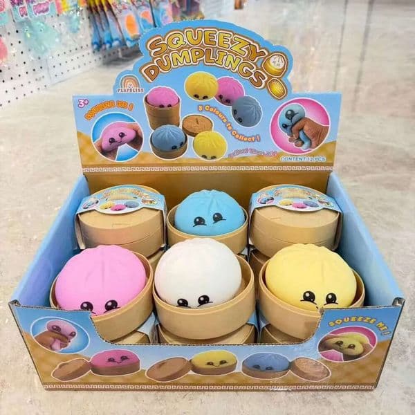 Squishy with steamer Box reducing rebound toy Stress Relief Sensory Ball Decompression Toy For Adults 2026