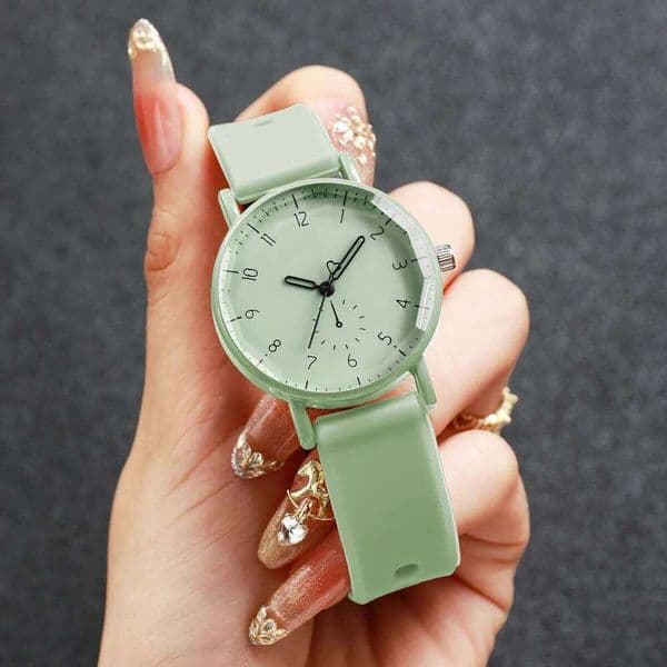Fashion Silicone Band Women's Quartz Wristwatch Simple Arabic Dial Women Watches Reloj Mujer Girls Clock Gift (Without Box) J260522