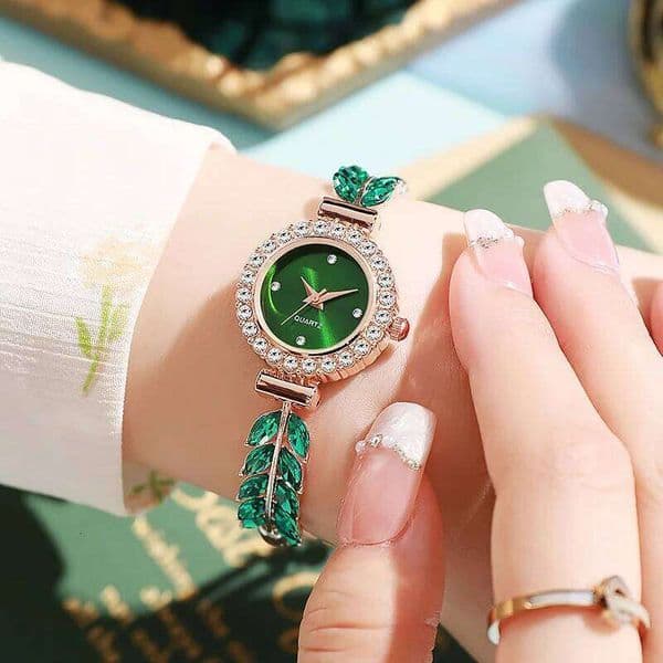 Ladies Watch, Rhinestone Small Dial Slim Bracelet Free Adjustable Quartz Watch J260522