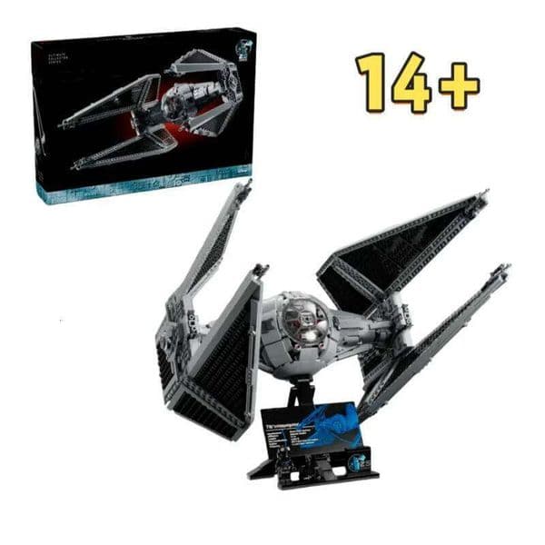 New Arrival Interceptor Starfighter 1931pcs Model 75382 Building Collectible Tie Pilot Mini Figure Creative Display Sets Gifts 26L0525