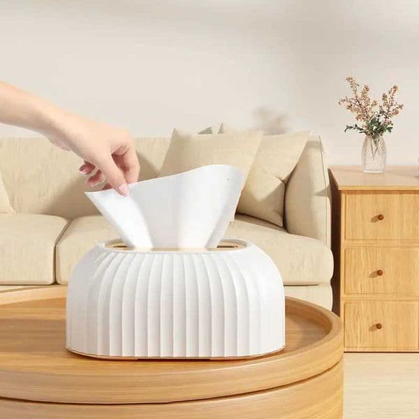 High-aesthetic Home Use Drawer-style Tissue Box Storage Light Luxury Style Living Room Desktop Advanced Spring Type Tissue BoxJ260525