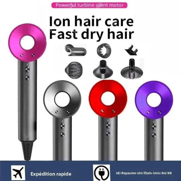 Professional Leafless Hair Dryer High-Speed Negative Ion 110000 Rpm Professional Hair Care 62M/S Wind 1600W Quick Drying L260525