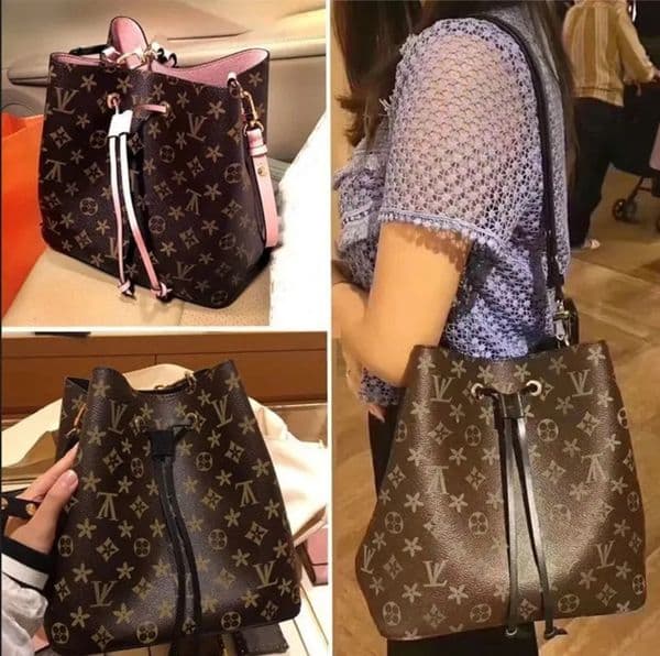Designer bag Women NEONOE Bucket bags Luxury Shoulder bags Handbag Purse Crossbody Bag Handbags Tote bag high quality hot Drawstring Dhgate bag totes