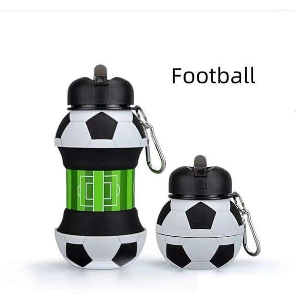 Fold Camping Cups Mug Outdoor Sports Basketball Football Tennis Golf School Leakproof Portable Kids Water Bottle S260523 28c