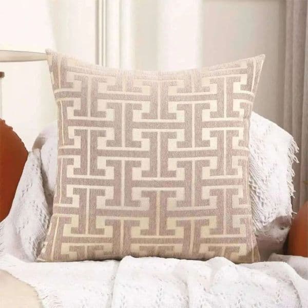 2026 1Pc Embroidery Detail Cushion Cover Without Filler, Modern Throw Pillow Case For Sofa, Home Decor 30X50cm perfume 45X45cm Pillowcase cologne Free Shipping 6 13