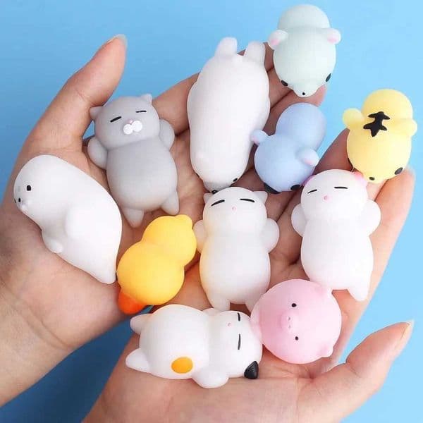 Mochi Squishy Toy Cute Animals Fidget Squeeze Stress Toys For Kids Funny Gift Birthday Party Favors Classroom Prizes Z260525