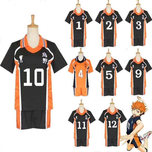 2026 New Outdoor T Shirts 9 Styles Haikyuu Cosplay Costume Karasuno outdoor High School Volleyball Club Hinata Shyouyou Sportswear Jerseys Uniform Upf50 Sun Pro 2