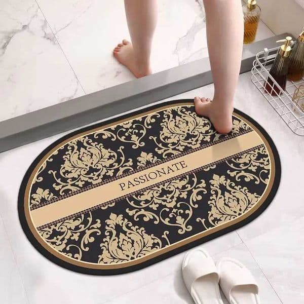 Bathroom floor mat Soft diatom mud Toilet water-absorbing non-slip foot mat Toilet entry door mat Quick drying matJ260525