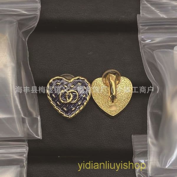 Designer Jewelry cc earrings Denim Earrings Double C Pearl Necklace Brooch Set channels earrings