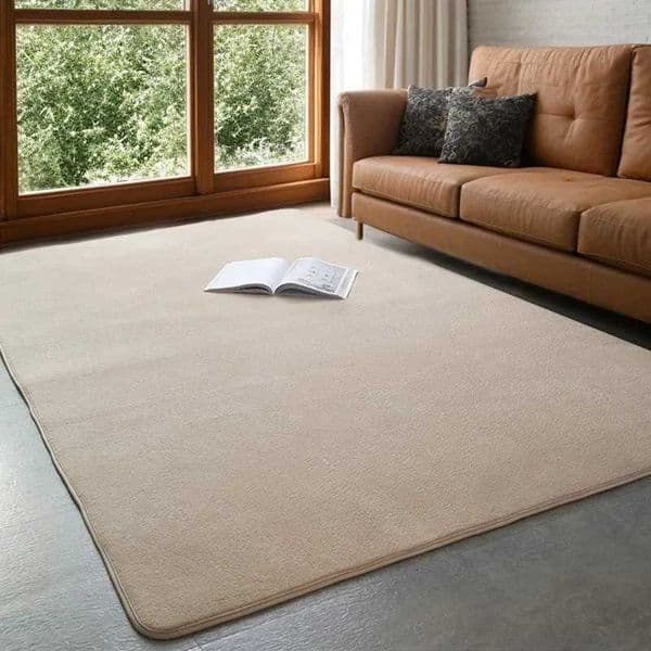 VIKAMA Modern And Simple Coral Velvet Carpet Soft Living Room And Bedroom Carpet Childrens Play Mat Home DecorationJ260525