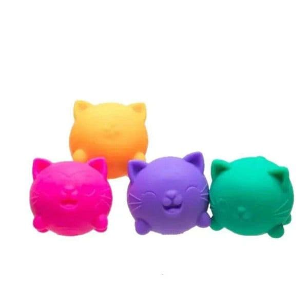 New Needoh Teenie Cool Cats 3 Pack Adorable Mini Cat Soft Squishy Sensory Squeeze Stress Relief Anti Anxiety Fidget Toys For Kid J260525