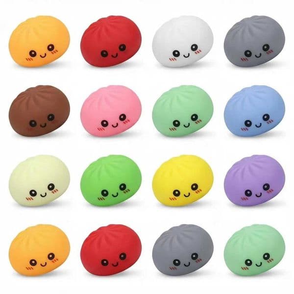 Mini Dumpling Squishy Stress Ball Fidget Toys Slow Rebound Stress Relief Pinch Decompression Toys for Children Adult Z260525