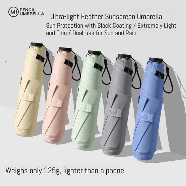 125g Japanese style portable brazing sun protection UV protection weather resistance manual umbrella L2605221