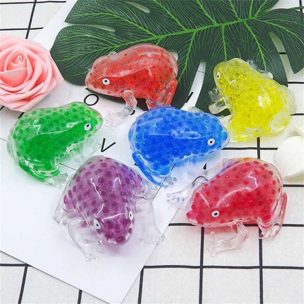 Frog Squishy Stress Relief Balls Stretchy Fidget Animal Squeezing Toys for Kids Adults Great for ADHD Autism Anxiety Z260525