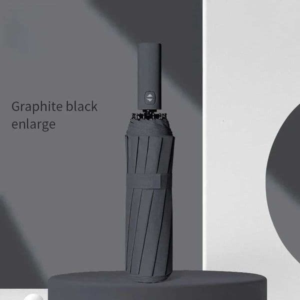 12 Bone Color Solid Color Automatic Folding Umbrella Lightweight Large Size UV Protection Dual-Use Sun and Rain Umbrella L260522