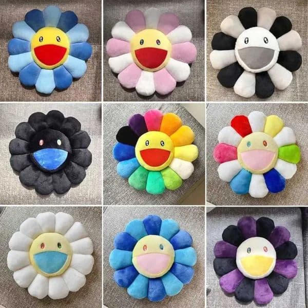 2026 60Cm Sunflower perfume Pillow cologne Japanese Rainbow Chrysanthemum Plush Toy Baby Floor Game Mat Sofa Home Car Decoration Free Shipping 6 18