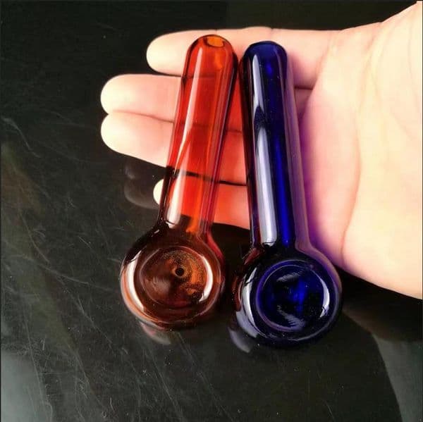 Glass Pipes Smoking Manufacture Hand-blown hookah Mixed color smoke pot