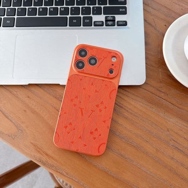 New Fashion Designer iPhone 17 16 15 Pro Max14 13 Rro Full Camera Protection Luxury Classic Embossed Pattern Phone Case Anti Shock and Scratch Phone Protection Case