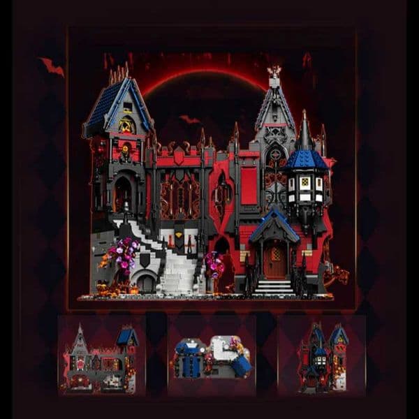Movie Vampire Medieval Castle Building Blocks Set Film Architecture Modar Assembly Model Collect Toy Adts Gift 3900PCSJ260525