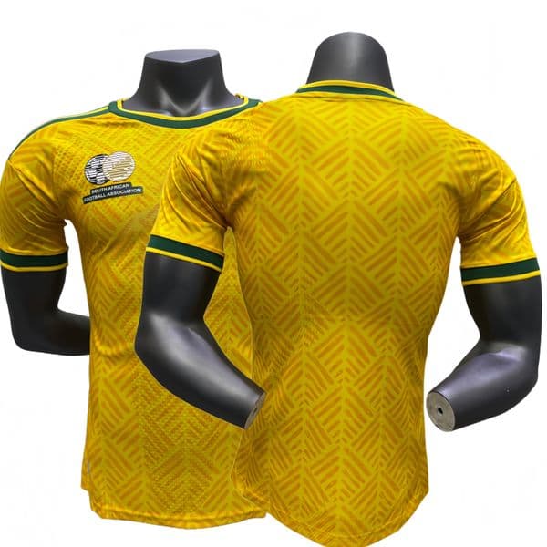 Cheap 2026 World Cup South Africa home Player Version Football Jerseys Quick Dry High quality yellow Soccer jerseys Custom Name Number S-4XL