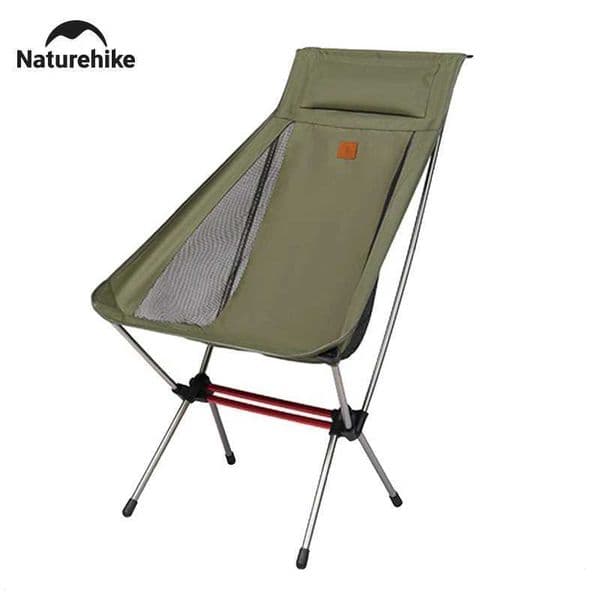 Naturehike Camping Moon Chair High Back Ultralight Folding Chair Portable 120Kg Load Travel Rocking Chairs Outdoor Fishing Chair Z260428